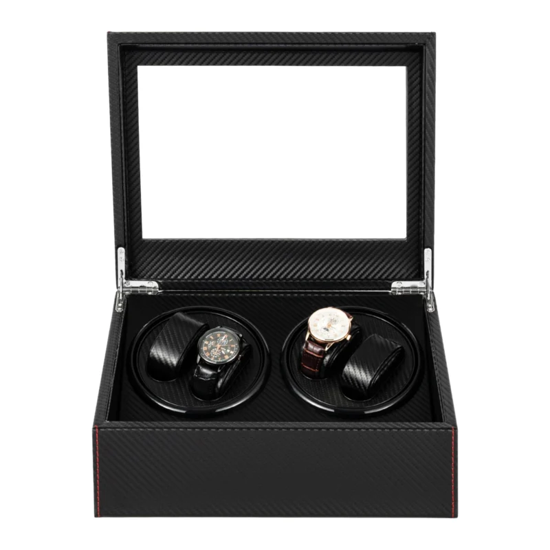 10-Slot Premium Automatic Watch Winder Display Box with Silent Motors for Luxury Timepieces - Image 4