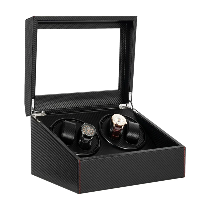 10-Slot Premium Automatic Watch Winder Display Box with Silent Motors for Luxury Timepieces - Image 6