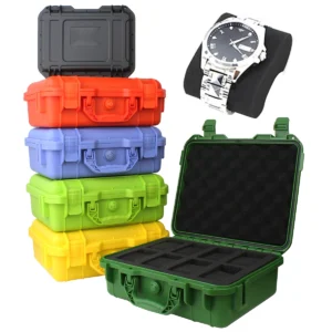 8-Slot Premium Watch Display Case with Moisture-Proof Protection and Thickened Padding