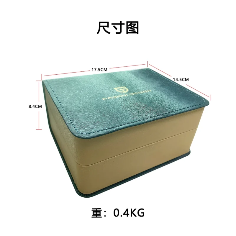 Premium Leather Watch Box Display Case for Luxury Timepieces with Gift Packaging - Image 3