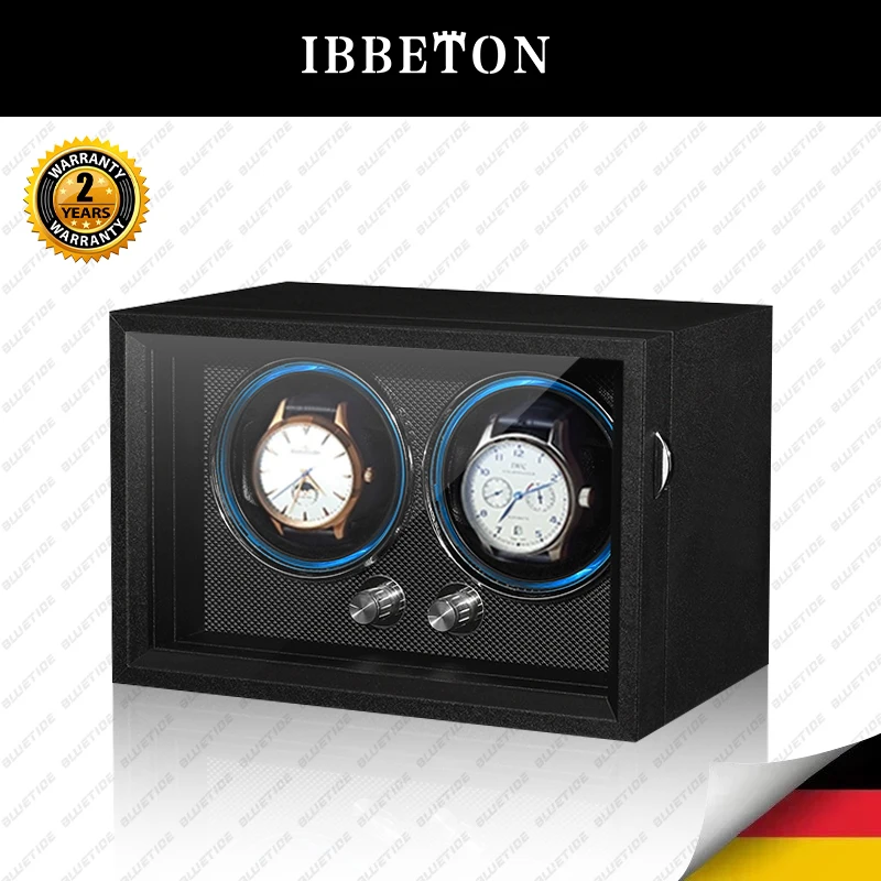 Multiple rotation direction controls on a premium watch winder interface