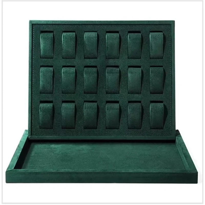 Premium Wooden 15/18-Slot Watch Display Box with Shockproof Protection for Luxury Collections - Image 3