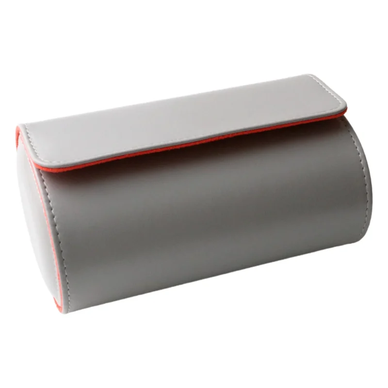 Luxury Leather 3-Slot Watch Travel Roll with Protective Interior for Collector's Timepieces - Image 19