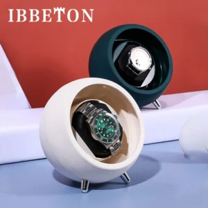 Premium Single Watch Winder Box with USB Power for Automatic Timepieces