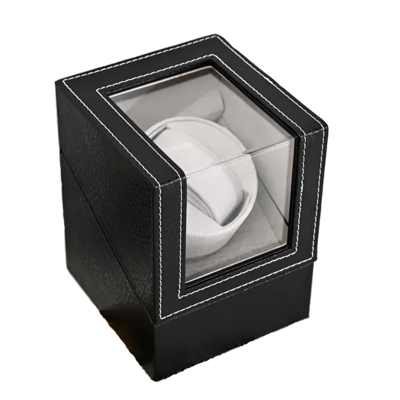 Dual Slot Automatic Watch Winder with Silent Motor for Luxury Timepiece Collection - Image 7