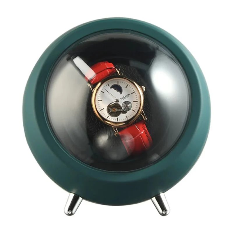 4-Slot ABS Automatic Watch Winder Box with USB Power for Luxury Timepieces - Image 2