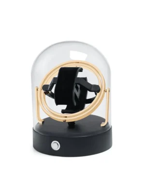 Single-Slot Metal Automatic Watch Winder with Luxury Display Case for Collectors