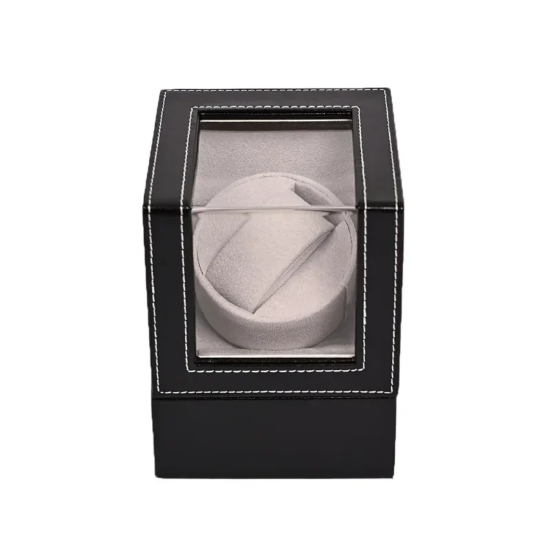 Dual Slot Automatic Watch Winder with Silent Motor for Luxury Timepiece Collection - Image 2