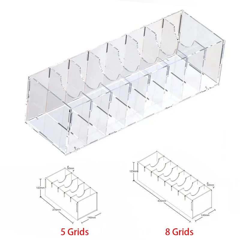 Transparent display case for efficient watch organization and visibility