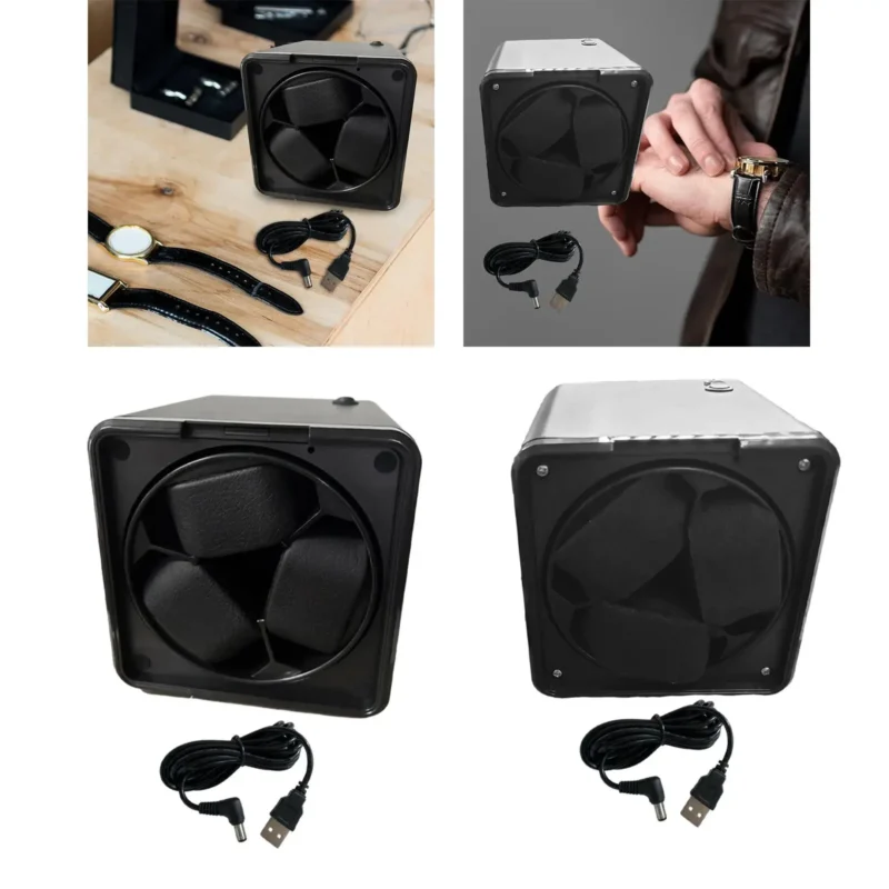 Vertical Automatic Watch Winder Box with Silent Motor for Mechanical Timepieces - Image 4