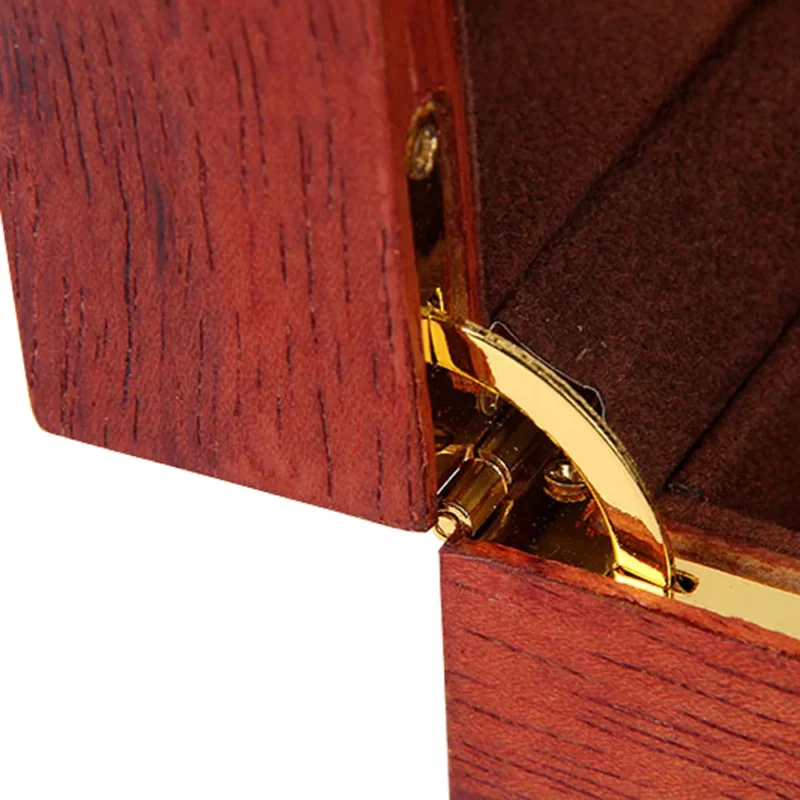 Handcrafted Wooden 12-Slot Watch Display Case with Glass Top for Premium Collection Storage - Image 4