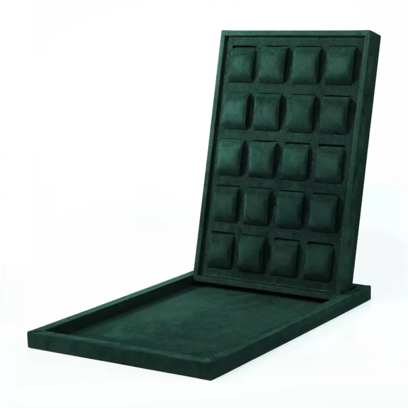 Premium Wooden 15/18-Slot Watch Display Box with Shockproof Protection for Luxury Collections - Image 6