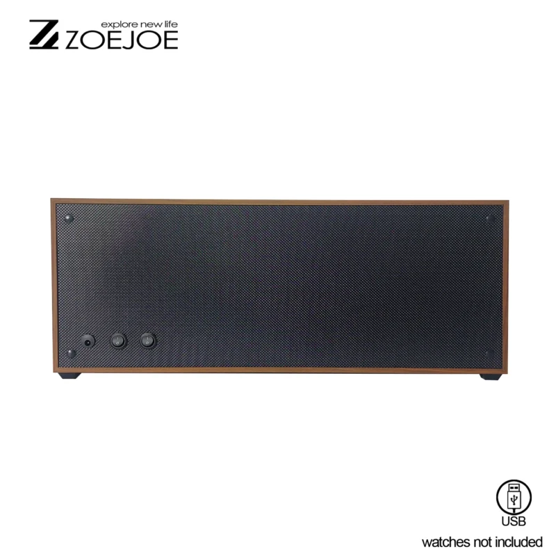 Premium 4-Slot Wooden Automatic Watch Winder with LED Lighting and Flexible Cushions - Image 6