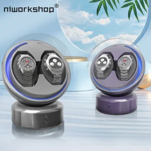 Rechargeable Single Watch Winder with Quiet Motor for Automatic Timepieces