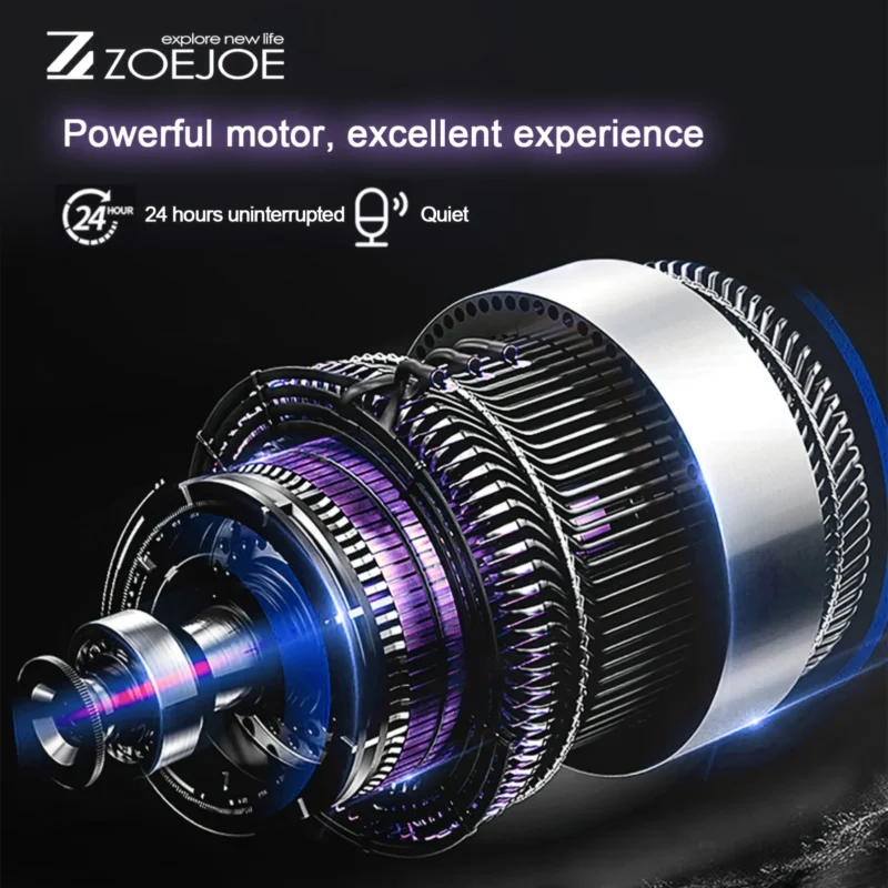 Luxury Single Watch Winder with LED Ambient Light and Transparent Display Lid - Image 6
