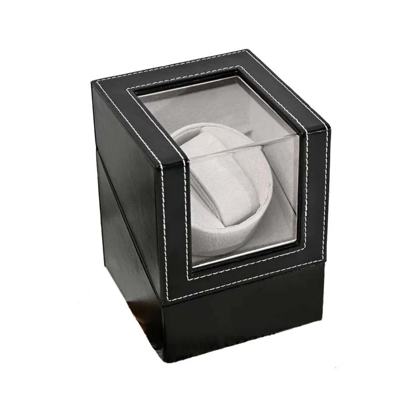 Dual Slot Automatic Watch Winder with Silent Motor for Luxury Timepiece Collection - Image 4