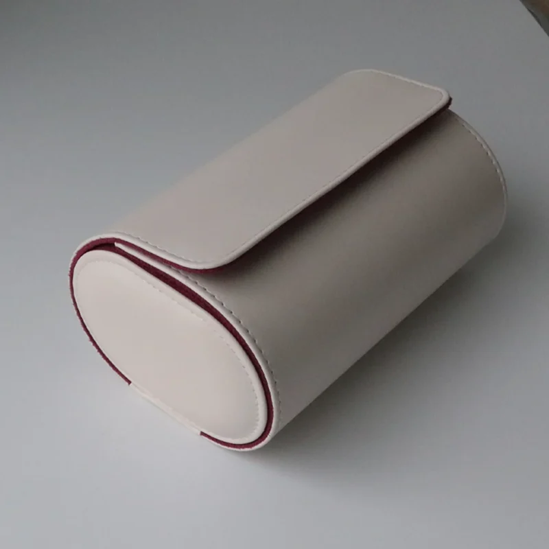 Luxury Leather 3-Slot Watch Travel Roll with Protective Interior for Collector's Timepieces - Image 16