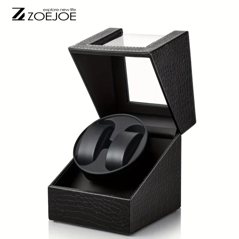 Dual-Slot Automatic Watch Winder with USB Power and Silent Operation for Luxury Timepieces - Image 6