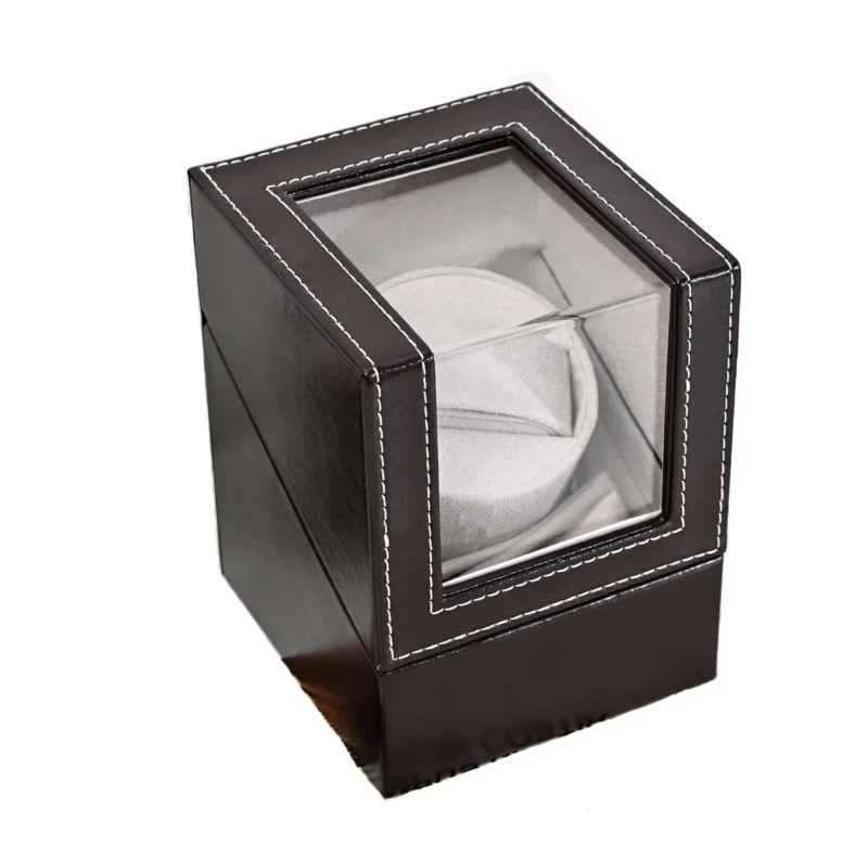 Dual Slot Automatic Watch Winder with Silent Motor for Luxury Timepiece Collection - Image 9