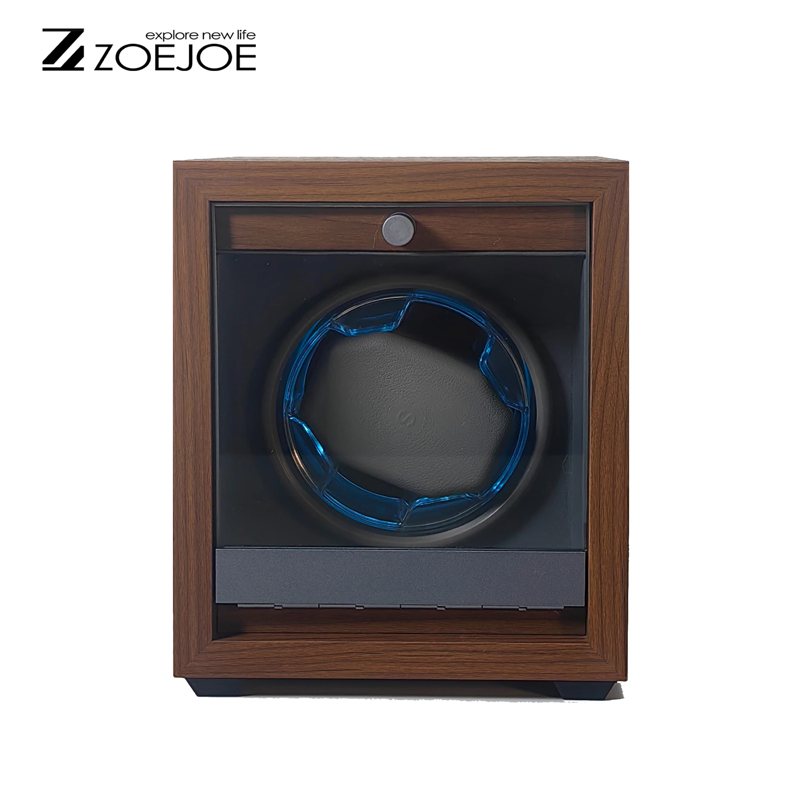 Single watch winder with adjustable settings for different movements