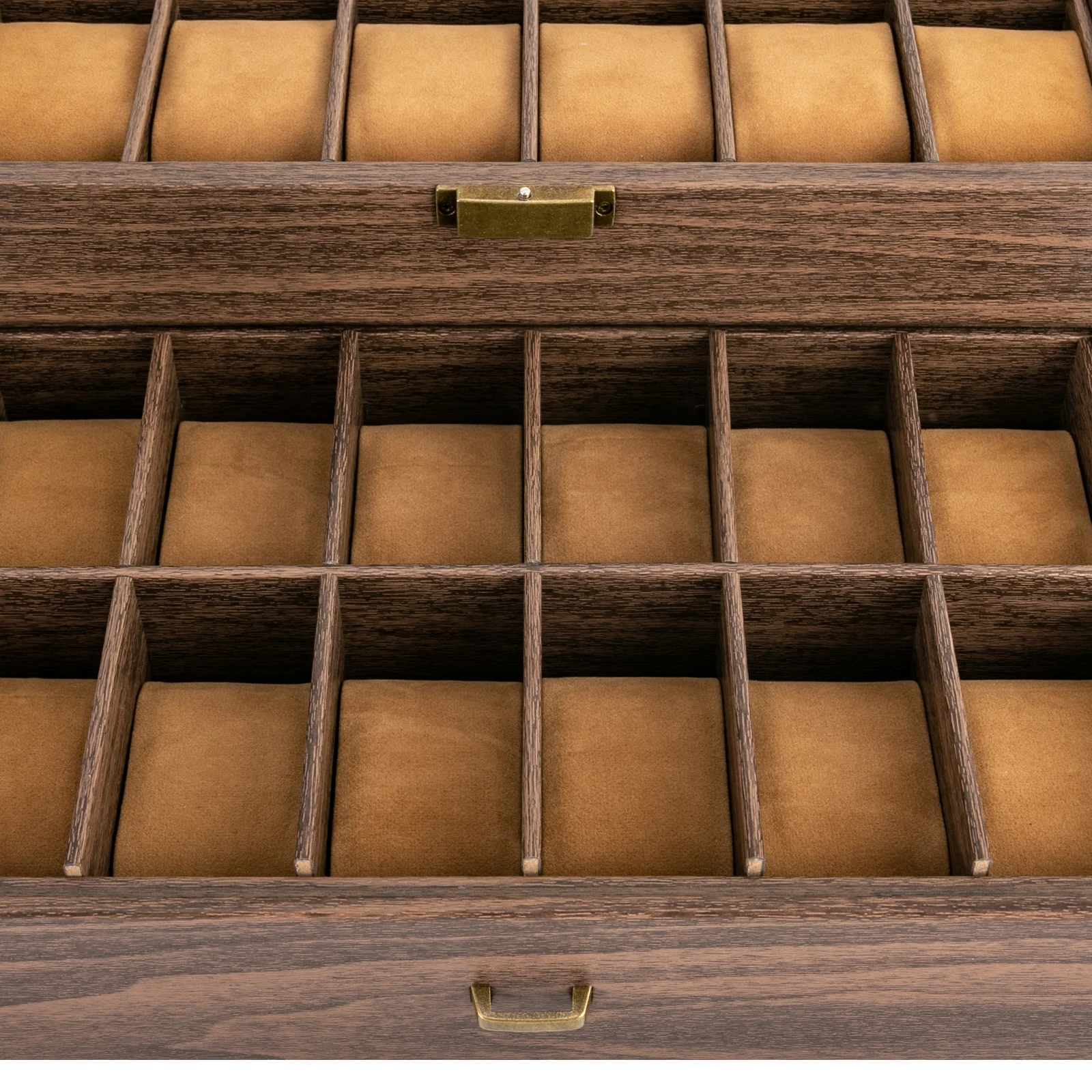 Luxury 24-slot watch display case for collectors with precision motors