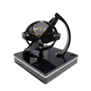 Premium Acrylic Automatic Watch Winder with 360° Rotation for Luxury Timepieces