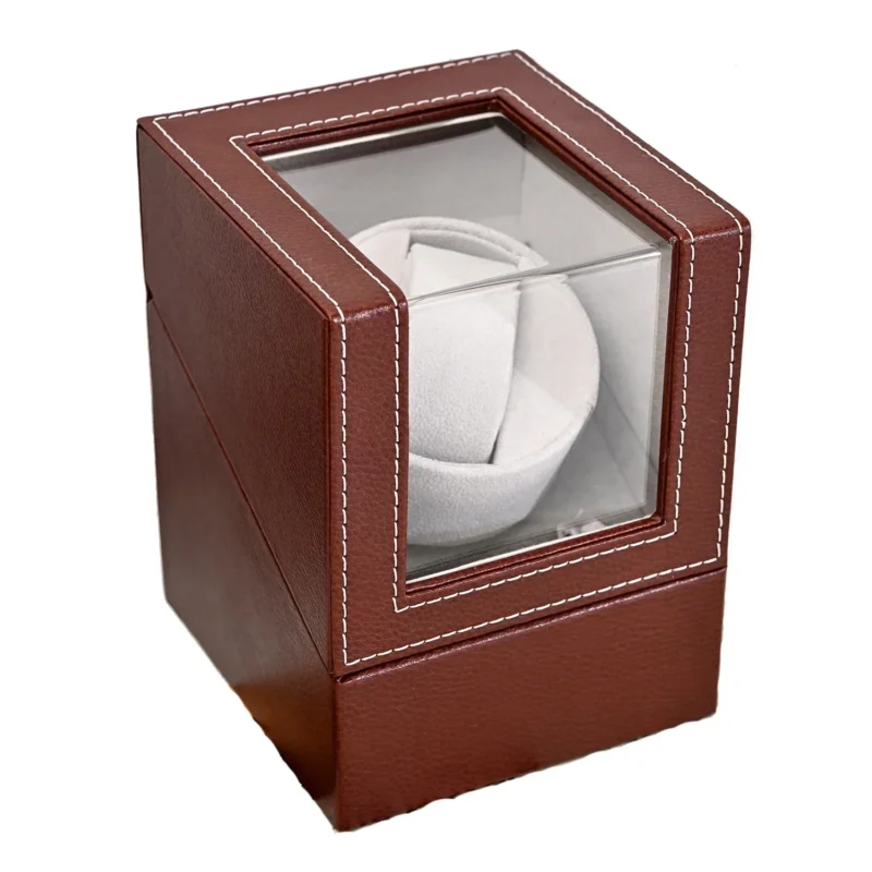 Dual Slot Automatic Watch Winder with Silent Motor for Luxury Timepiece Collection - Image 13