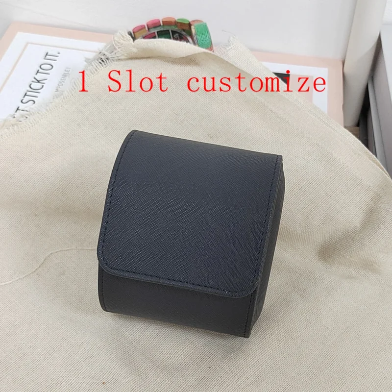 Premium Leather Travel Watch Roll Case with Custom Engraving for Men - Image 12